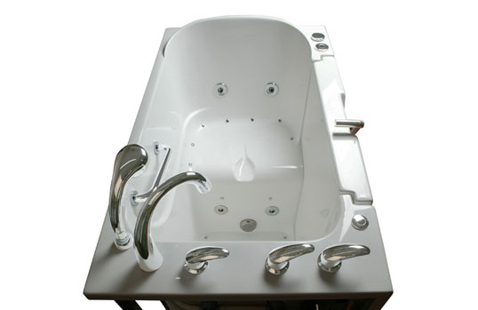Accès fauteuil roulant - Accessible Walk-in Bathtub